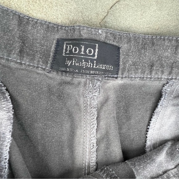 Vintage 80s Upcycled Single Stitch Pleated Polo Ralph Lauren Pants - Picture 3 of 10